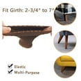 thumbnail image 4 of 24 PCs Knitted Chair Leg Protectors for Hardwood Floors, Double Thickness Built-in Silicone Non-slip with Felt Bottom High Elastic Furniture Feet Socks Caps Covers Pads Scratching & Reduce Noise,Brown, 4 of 8