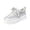 05#Silver, variant on Rhinestone Accent Thick Platform Womens Sneakers, Lace Up Casual Skate Shoes, Spring Fashion Daily Walking Footwear White 41