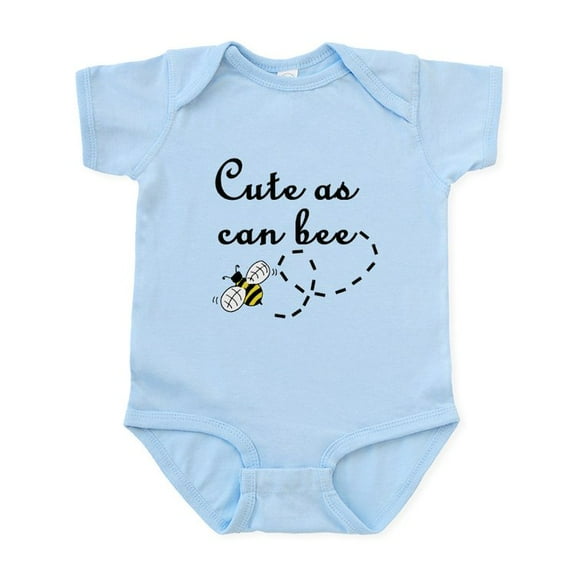 CafePress - Cute As Can Bee Infant Bodysuit - Baby Light Bodysuit, Size Newborn - 24 Months