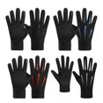 thumbnail image 2 of Mens Warm Winter Riding Gloves - Insulated Velvet Touchscreen Gloves for Cycling, Commuting & Outdoor Work, Windproof Waterproof Polyester Fleece-Lined, One Size, 2 of 8