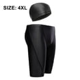 thumbnail image 2 of Mens Swim Jammers Endurance Long Racing Training Swimsuit With swimming cap, 2 of 6