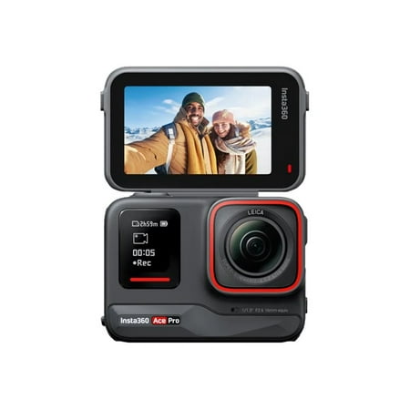 Insta360 - Ace Pro AI-Powered Waterproof Action Camera - Black