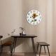 thumbnail image 4 of Reloj de pared con diseño de girasol retro europeo de 30 cm para decoración del hogar y la sala de estar., 4 of 4