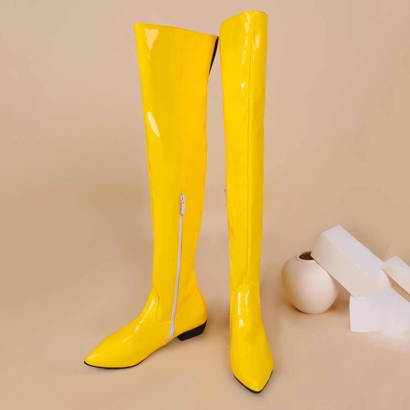 靴 YELLO INK LOOSE FIT BOOTS YELLO / INK SHORT BOOTS