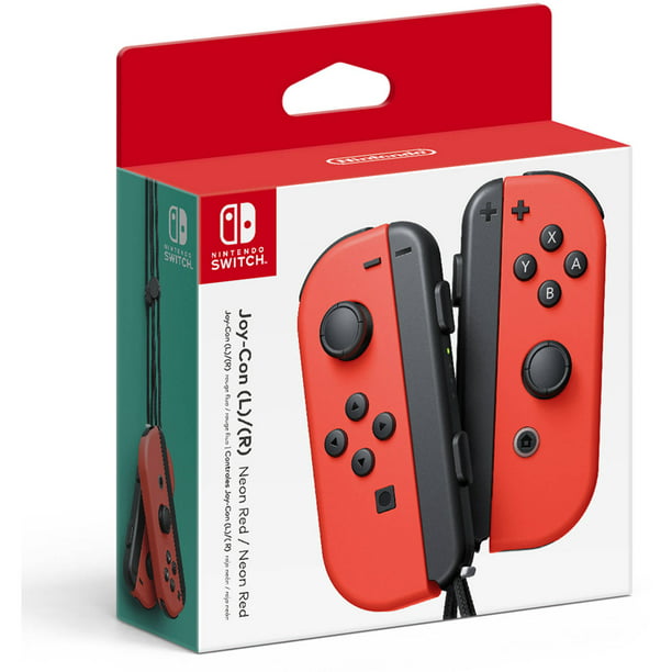 prestar Útil mendigo Nintendo Switch Joy-Con Pair (L/R) Super Mario Odyssey Edition - Walmart.com