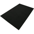 thumbnail image 3 of Furnish My Place Modern Indoor/Outdoor Commercial Solid Black Rug, Modern Area Rug, Baby Nursery Mat, Pet-Friendly Carpet for Living Room, Playroom, Made in USA, 2' x 2' Square - Set of 10, 3 of 6