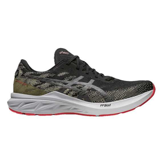ASICS Men's DYNABLAST 3 Running Shoes, 10 US ( Standard ), Black/White
