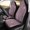 thumbnail image 1 of Juego de 2 fundas de asiento de coche ABPHQTO Damasco abstracto redondo rosa polvoriento, 1 of 4