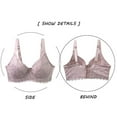 thumbnail image 5 of Aofany Womens Plus Size Bras Women's Lace Bra Full Coverage Padded Push Up Underwired for Everyday Comfort, Adjustable Spaghetti Strap, 34C-48E, 5 of 5