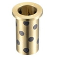 thumbnail image 4 of Uxcell 16mm x 20mm x 40mm Flanged Sleeve Bearings Wrapped Oilless Bushings Brass, 4 of 5