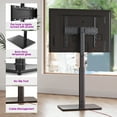 thumbnail image 4 of AOKCOS Modern Swivel Floor TV Stand for 32 - 65 inch Tv,Black, 4 of 7