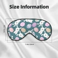 thumbnail image 3 of Rocae Cute Rabbit Easter for Mask for Women Men, Luxury Eye Cover Eye Shade with Adjustable Strap for Travel, Nap, Meditation, 3 of 7