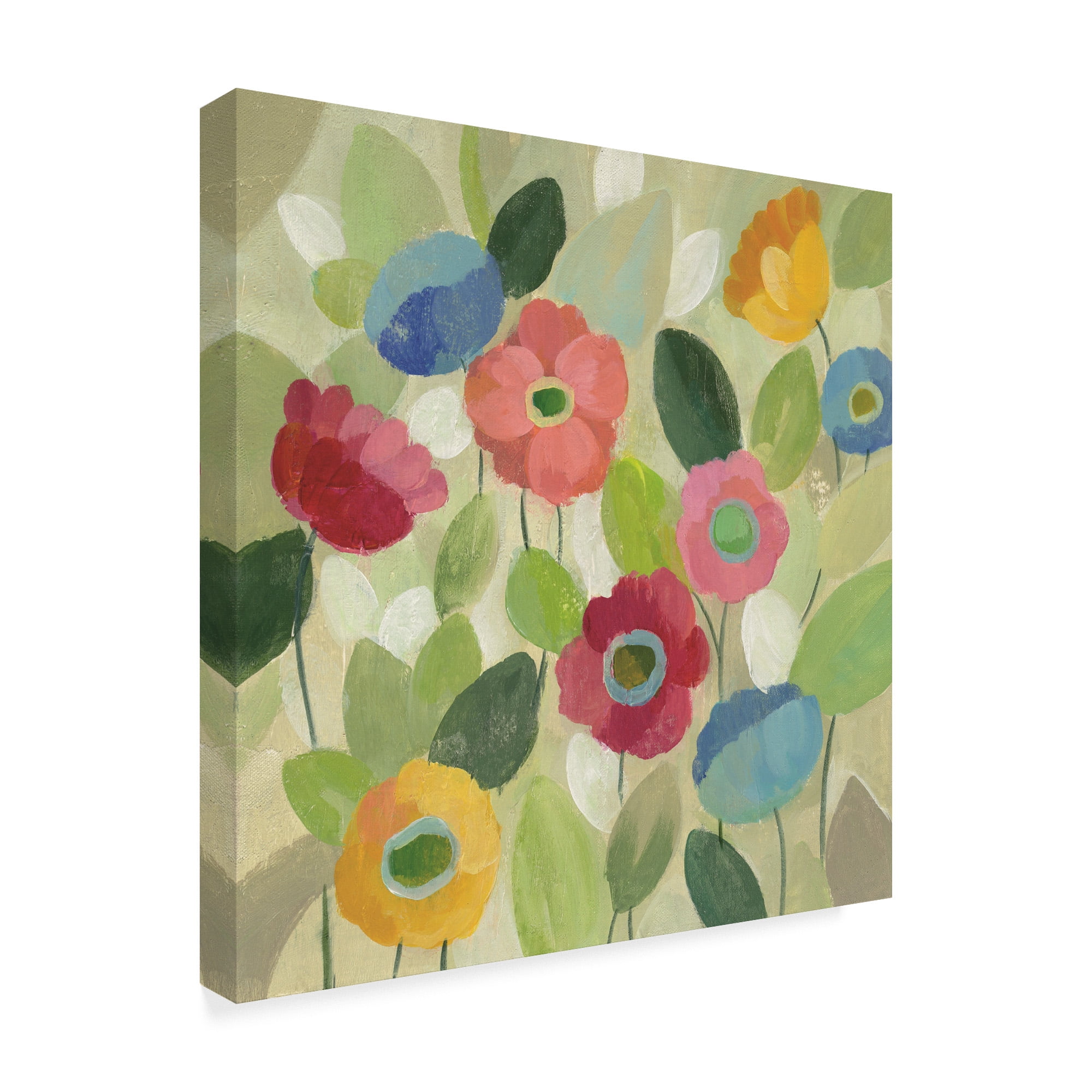 Trademark Fine Art 'Fairy Tale Flowers IV' Canvas Art by Silvia Vassileva