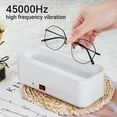 thumbnail image 4 of HEVIRGO Ultrasonic Cleaner Efficient Mute Large Space Mini Ultrasonic Cleaning Tank for Glasses, 4 of 10