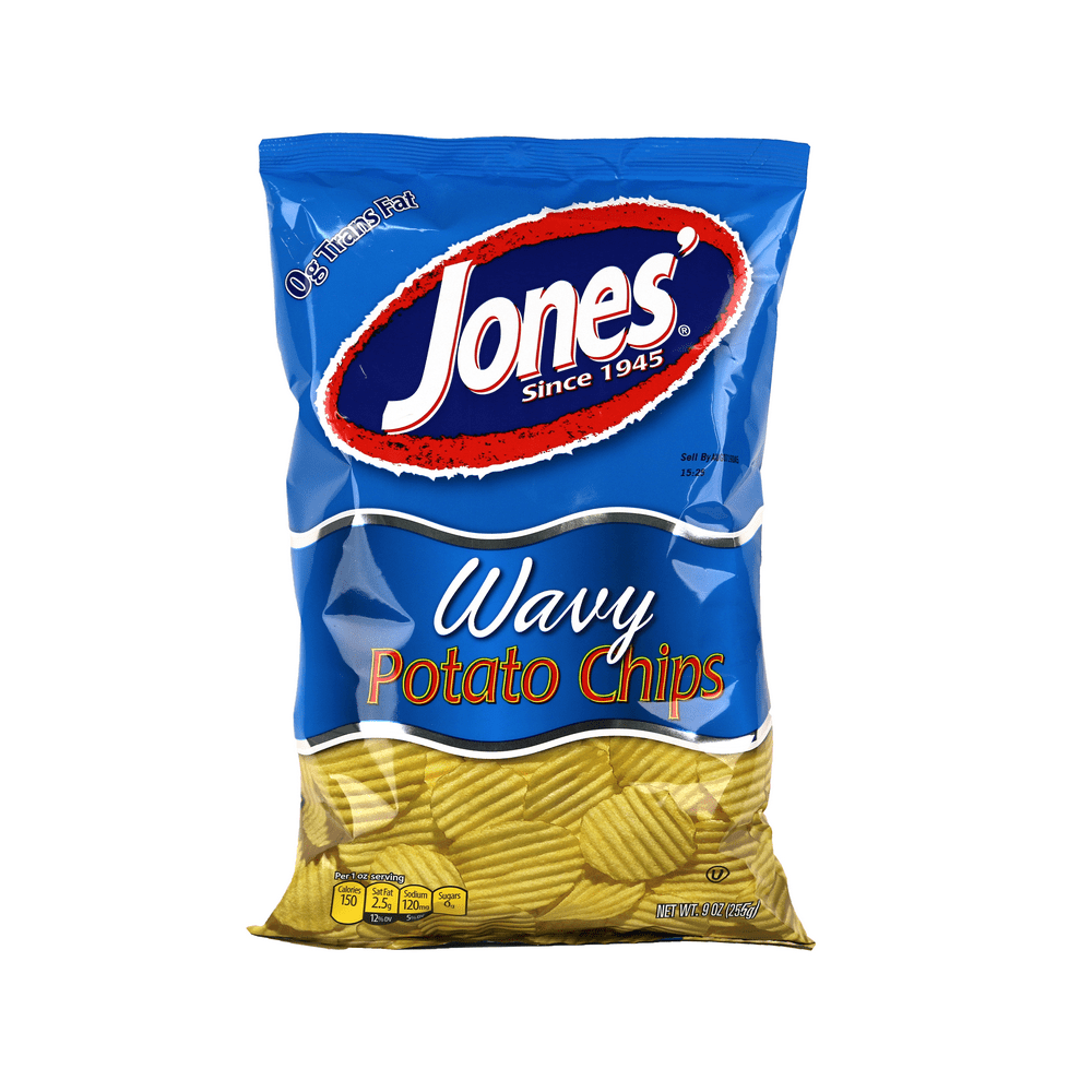 Jones' Wavy Potato Chips, 9 Oz.