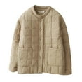 thumbnail image 1 of Lovzfmll Lingge Jacket, Short Puffer Style for Women Yellow, L, 1 of 9