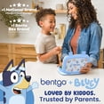 thumbnail image 4 of Bentgo + Bluey Kids Prints Leak-Proof, 5-Compartment Bento-Style Kids Lunch Box - Age 3-7, Durable, Drop-Proof, Dishwasher Safe, & PFAS & BPA-Free Materials - Bluey & Bingo Play Day, 4 of 7