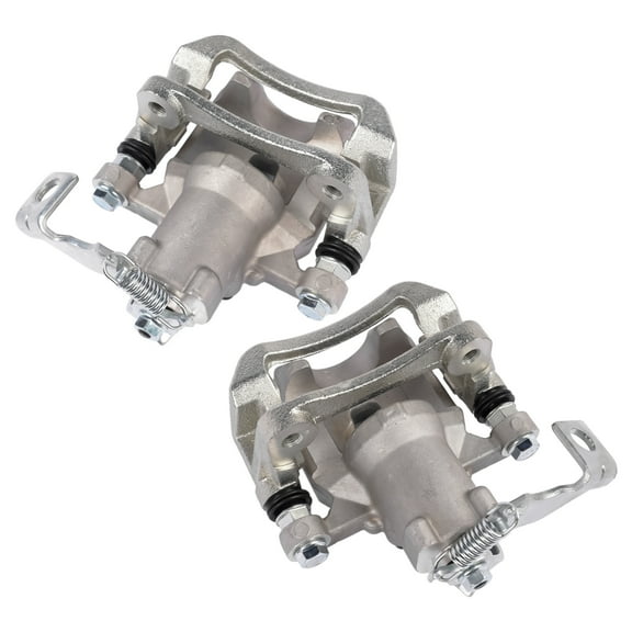 2Pcs Rear Driver & Passenger Brake Calipers with Bracket Fit for Kia Soul L4 1.6L 2.0L 2014-2018 Steel 58310B2A20 58311B2A20 58310B2A00