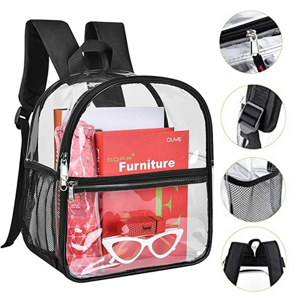 Minico Clear Bag Stadium Approved Small Clear Backpack