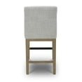 thumbnail image 5 of Maddie Home 26" Modern Fabric Upholstered Counter Stool in Gray, 5 of 5