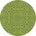 thumbnail image 1 of Ahgly Company Indoor Round Patterned Pistachio Green Area Rugs, 7' Round, 1 of 6