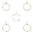 thumbnail image 2 of Qarigey Tobillera Elegante Universal Oro Plata Joyería estética con diamantes de imitación Tobilleras transparentes Cadenas para pies Oro Oro 5piezas Qarigey CBP253606, 2 of 5
