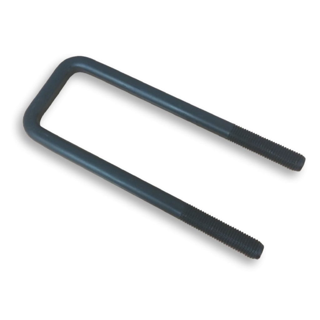 KarParts360 For GMC Savana 4500 2009-2023 Leaf Spring U-Bolt | Rear | Black | Steel | 2.579 inches Inside Width | 8.74 inches Inside Length | 16 millimeters Thread Diameter | Regular Grade