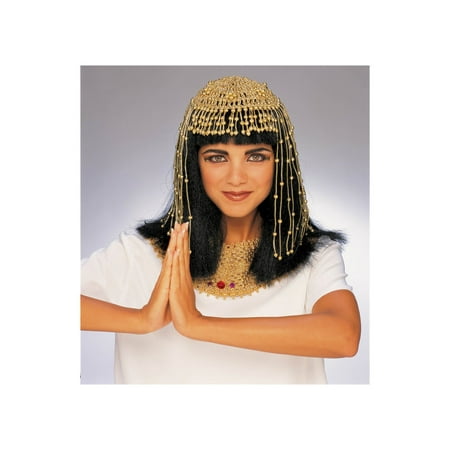 Gold Mesh Cleopatra Headpiece Halloween Costume