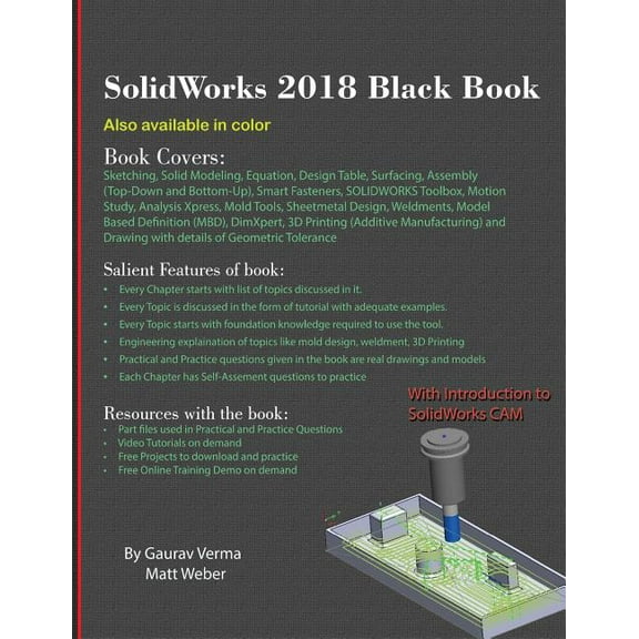 SolidWorks 2018 Black Book, (Paperback)