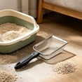 thumbnail image 5 of Kitty Litter Scoop, Stainless Steel Litter Shovel, Heavy Duty Metal Mesh Waste Collector with Deep Slot Non Stick Design, 5 of 6