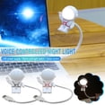 thumbnail image 1 of Lámpara de Lectura Led Usb con Control Por Voz Inteligente, Diseño Astronauta | Lámpara para Portátil con Cuidado de La Vista | Brazo Flexible para El Cuello | Alimentación Usb | Tamaño Compacto | Po, 1 of 6