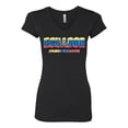 thumbnail image 2 of Wild Bobby Ecuador Flag Pride Graphic Vamos Ecuador Coat of Arms | Unisex Novelty Graphic T-Shirt | Soccer Football Fan Gift for Men Women Junior Fit V-Neck Tee, 2 of 5