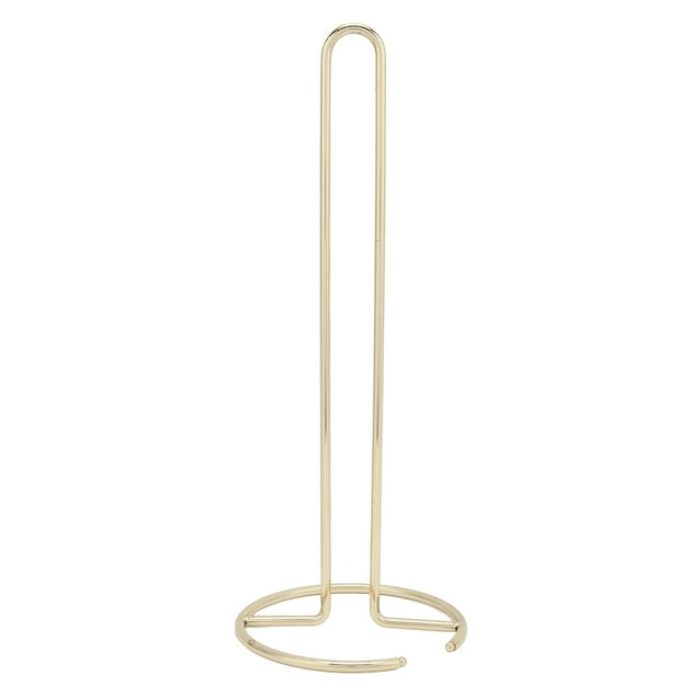 Tissue Reserve Paper Holder, Wrought Iron Tissue Holder Beautiful Practical For Office Gold