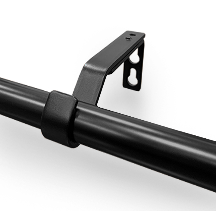 Lumi 3/4" Acorn Cage Curtain Rod, Oil Rubbed Bronze, 36"-66"