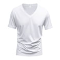 thumbnail image 4 of Men's T-Shirts V-Neck Short Sleeve T Shirt Casual Summer Workout Athletic Breathable Tee, 4 of 8