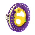 thumbnail image 3 of Bobinador de hilo para cometas, hilo para cometas con carrete, empuñadura para carrete de bobinado de cometas, con hilo de 400M para mujeres, hombres, Púrpura y amarillo, 3 of 8