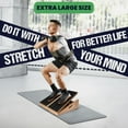 thumbnail image 5 of Professional Large Wooden Slant Board for Calf Stretching, Adjustable Incline Calf Stretcher for Injury Prevention, Ankle Stretch Board with 15°, 20°, 25°, 30° & 35°Stretch Movement, 5 of 8