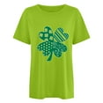 thumbnail image 2 of Spring Saving GaThRRgYP Womens Tops St.Patrick's Day Deals锛孡adies Fashion St. Patrick's Day Print Short Sleeve Round Neck Shirt Woman Casual Loose, 2 of 4
