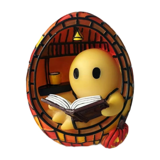 Lámpara de noche con forma de libro de fantasmas, decoración novedosa para Halloween, adorno espeluznante. S