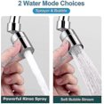 thumbnail image 3 of 2-mode Swivel 360 Faucet Aerator Adjustable Bathroom Kitchen Faucet Accessory, 3 of 5