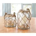 thumbnail image 2 of Gallery Of Light Large Fisherman Net Candle Lantern, 2 of 2