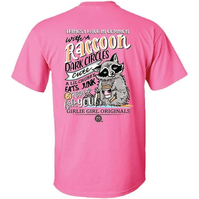 Girlie Girl Originals Things in Common Raccoon Preppy Womens Short