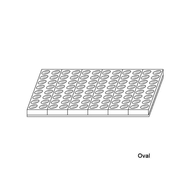  Polycarbonate Production  Mold Oval Petit Fours 1 5 Ounce 