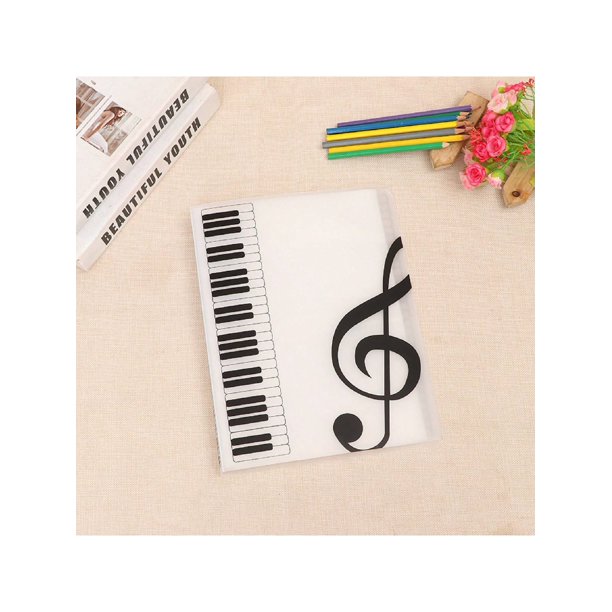 Sheet Music Folder For Piano/ Guitar, With 40-80 Pages Capacity