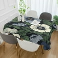 thumbnail image 2 of Yayeee Tablecloths 54" x 54" Rectangle Wrinkle Resistant Party Table Cover, Dark Floral, 2 of 8