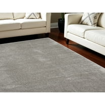 HomeRoots 551264 7 x 9 ft. Shag Rectangle Area Rug, Gray