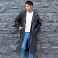 thumbnail image 2 of ziyahi Imperméable Réutilisable Poncho pour Femmes et Hommes Séchage Rapide Randonnée Adulte Vêtements de Pluie 2TG, 2 of 9