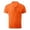Z13-Orange, variant on Men's Polo Shirts Classic Fit Short Sleeve Casual Solid Cotton Polo Shirt