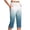 B_ Multicolor, variant on Fashion Gradient Capri Pants for Women Stretch Crop Office Work Pants Summer Casual Capris Slacks Yoga Dress Pant with Pockets Multicolor M