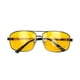 thumbnail image 5 of Gafas de sol con montura metálica polarizada diseñadas para conducción nocturna. Mejoran la visión y reducen el deslumbramiento con protección UV400., 5 of 5